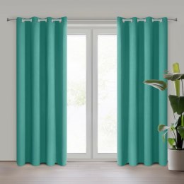 Vorhang PARISA türkis 135x250 Ösen