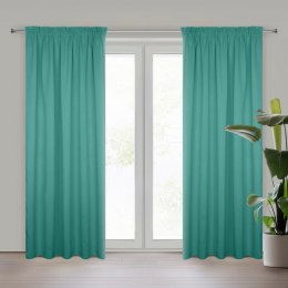 Vorhang PARISA türkis 135x270 Kräuselband