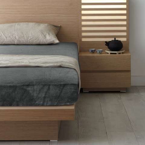 Bettlaken FLANO stahl 220x200 30