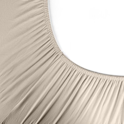 Betttuch Jersey 4 beige 120x200 25 190