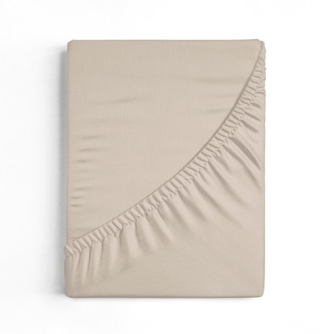 Betttuch Jersey 4 beige 180x200 30 190