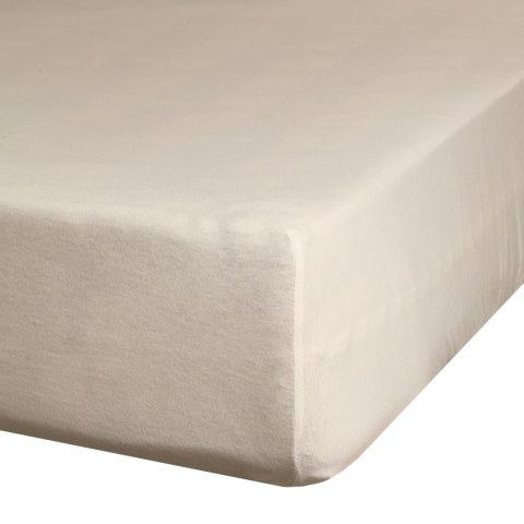 Betttuch Jersey 4 beige 90x200 25 190
