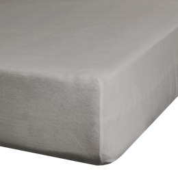 Betttuch Jersey 4 silber 180x200 30 190