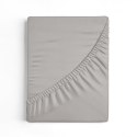 Betttuch Jersey 4 silber 180x200 30 190