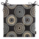 Wasserdichtes Stuhlkissen Outdoor GARTEN 19A 43X43 schwarz beige