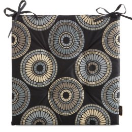 Wasserdichtes Stuhlkissen Outdoor GARTEN 19A 43X43 schwarz beige