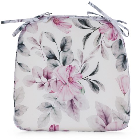 Wasserdichtes Stuhlkissen Outdoor GARTEN 30C 40X38X4 weiß rosa