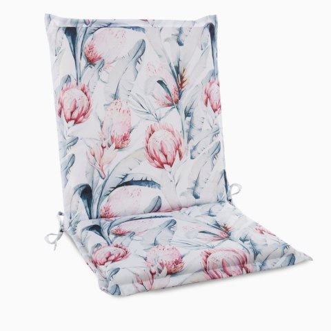 Wasserdichtes Stuhlkissen Outdoor GARTEN 32A 45X90X3 weiß blau