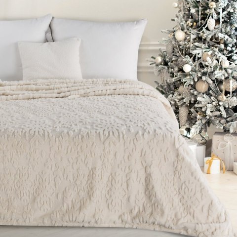 Weihnachtsdecke BLINK 2 150x200 Creme Golsd