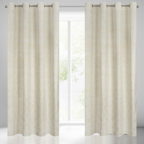 Vorhang ARETA creme 140x250 Ösen