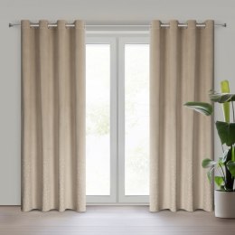 Vorhang ARIADNA beige 140x250 Ösen