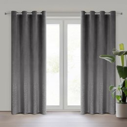 Vorhang ARIADNA graphit 140x250 Ösen