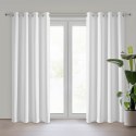 Vorhang BLACKOUT weiß 135x250 Ösen