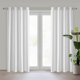 Vorhang BLACKOUT weiß 135x250 Ösen