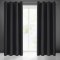 Vorhang BLACKOUT schwarz 135x250 Ösen
