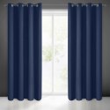 Vorhang BLACKOUT dunkelblau 135x250 Ösen