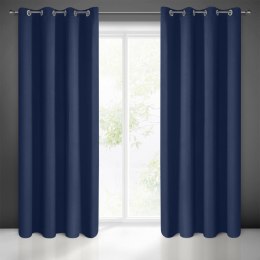 Vorhang BLACKOUT dunkelblau 135x250 Ösen