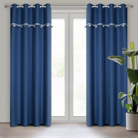 Vorhang CAR 2 dunkelNI 140x250 Ösen