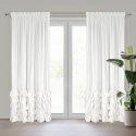 Vorhang CARLI weiß 140x250 Kräuselband