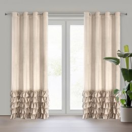 Vorhang CARLI beige 140x250 Ösen