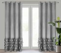 Vorhang CARLI silber 140x250 Ösen