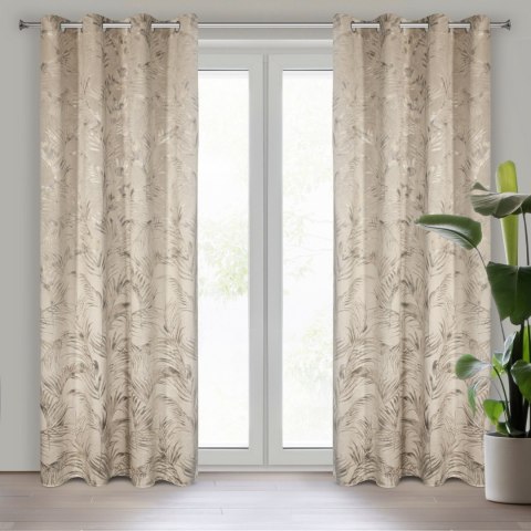 Vorhang DEBRA beige SZA 135x270 Ösen