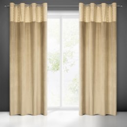 Vorhang ELein beige SZA 140x250 Ösen