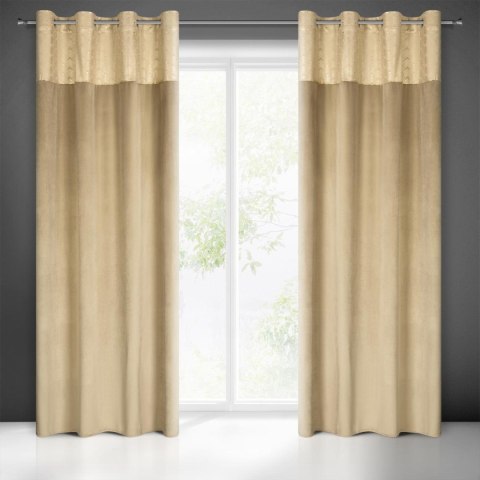 Vorhang ELein beige SZA 140x250 Ösen