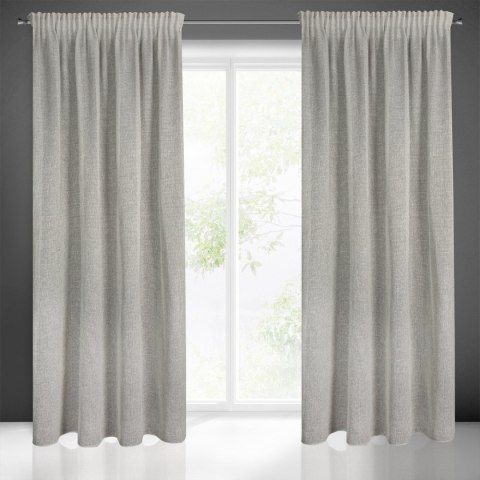 Vorhang EMILIA silber 140x270 Kräuselband