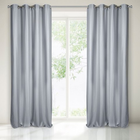 Vorhang ESSME silber 140x250 Ösen