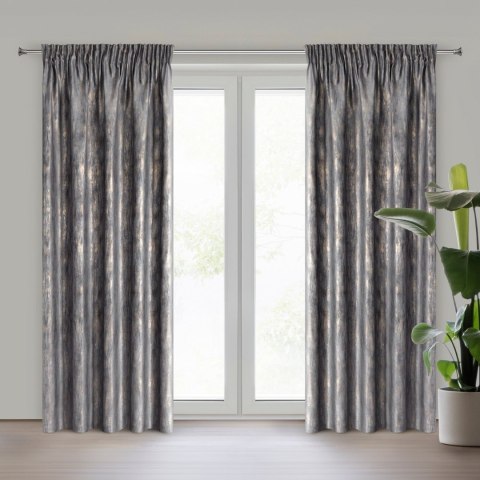 Vorhang ESTEL graphit 140x270 Kräuselband