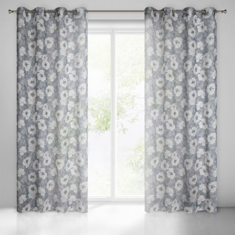 Vorhang FABIA POP weiß 140x250 Ösen