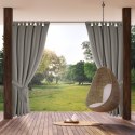 Wasserfester Terassenvorhang GARTEN Strukturiert 155X240 Schlaufen Klettverschluß SR