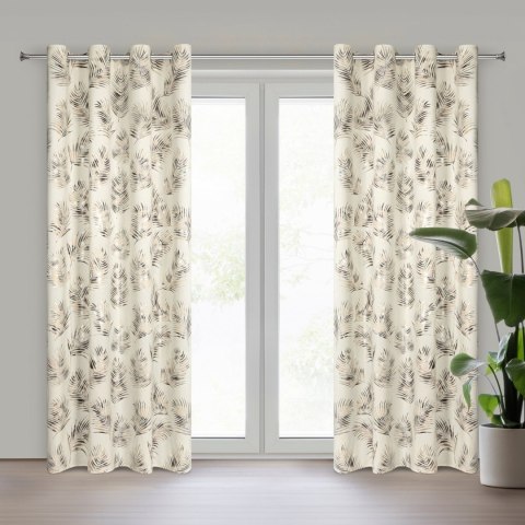 Vorhang GLORIA2 creme 140x250 Ösen