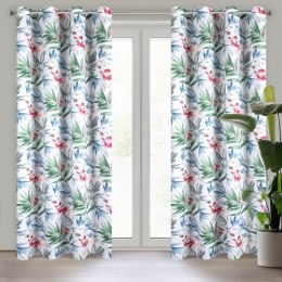 Vorhang JANETE weiß CZE 140x250 Ösen