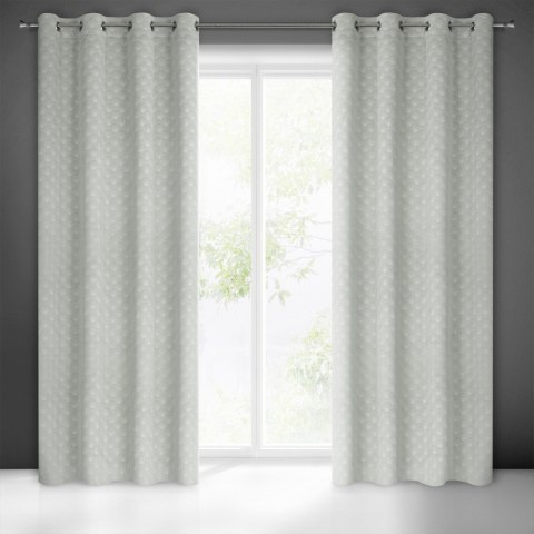 Vorhang JULIA silber 140x250 Ösen