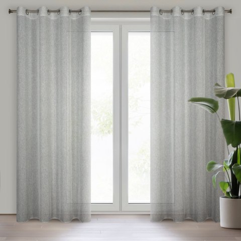 Vorhang KENDAL silber 140x250 Ösen