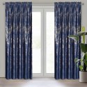 Vorhang KORNELIA dunkelblau 140x270 Kräuselband