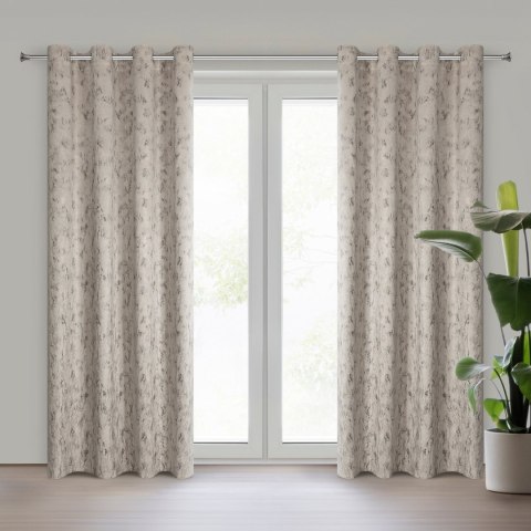 Vorhang KORNELIA hellB 140x250 Ösen