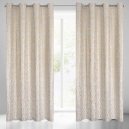 Vorhang LAURA creme gold 140x250 Ösen