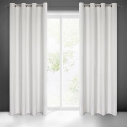 Vorhang LILI weiß 140x250 Ösen