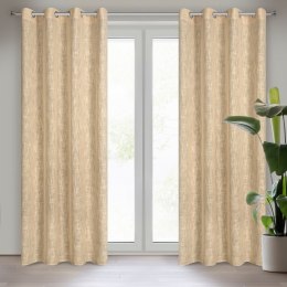 Vorhang LIREN beige 140x250 Ösen
