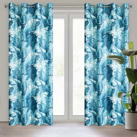 Vorhang LIZBONA blau 140x250 Ösen