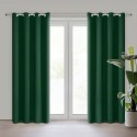 Vorhang LOGAN dunkelgrün 135x250 Ösen
