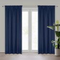 Vorhang LOGAN dunkelblau 135x270 Kräuselband