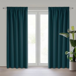 Vorhang LOGAN PETROL 135x270 Kräuselband