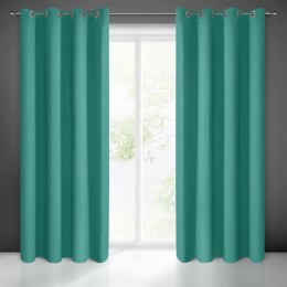 Vorhang LOGAN türkis 135x250 Ösen