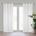 Vorhang MARION 1 weiß 140x250 Ösen