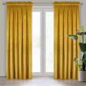 Vorhang MELANIE gelb 140x270 Kräuselband