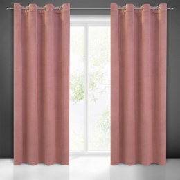 Vorhang MILO dunkelrosa 140x250 Ösen